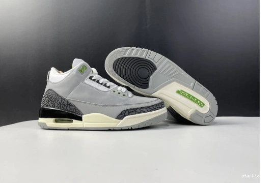 Chlorophyll Jordan Retro 3 136064-006 136064-006 Air 0429